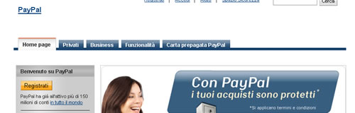 pagamenti online con paypal