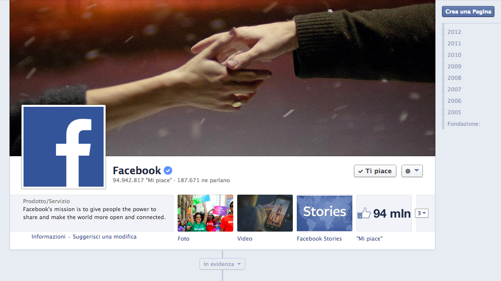 facebook cambiare nome pagina