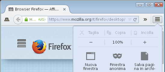 Firefox portable in Italiano