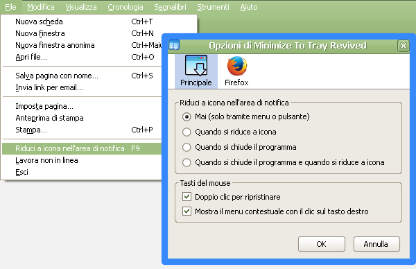 MinimizeToTray Firefox