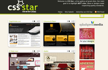 CSS gallery : CSS Star, la css gallery d'eccellenza