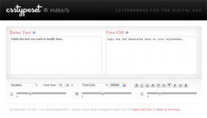 Csstypeset: scrivere con facilità in Css