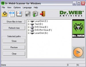 Dr. Web Scanner: per rimuovere virus a computer spento