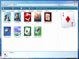 I nuovi giochi di Windows Vista