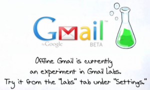 Gmail offline  con Google Gears.