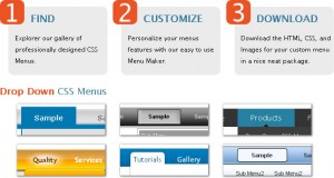 Creare un menu CSS online con CSS Menu Maker