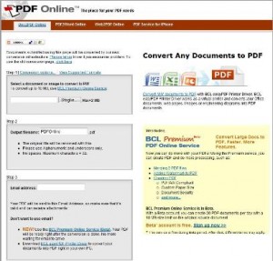 PDF? Li creiamo online!