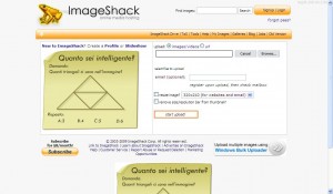 Imageshack, guida all'uso