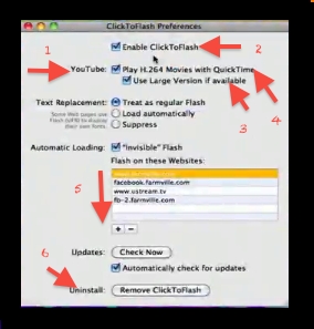 Guida a ClickToFlash Per Mac