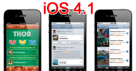 iPhone4: iOs 4.1 e dettagli