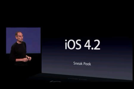 nuovo sistema operativo iOS 4.2