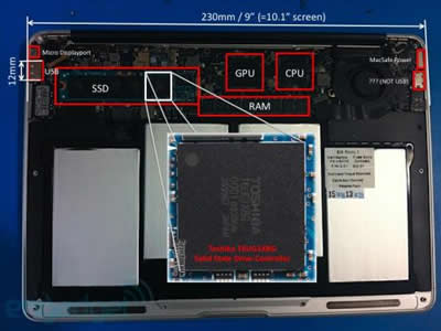 foto nuovi dettagli del macbook air