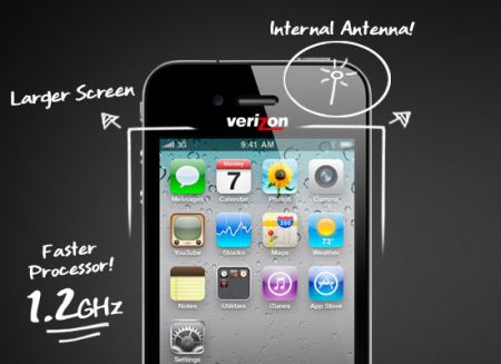iPhone Verizon 4 : Disponibile a Gennaio