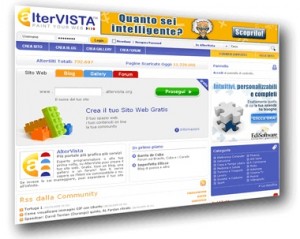 Crea il tuo sito gratis con altervista