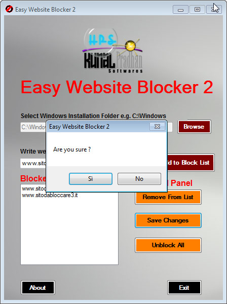 Come bloccare l'accesso a un sito web