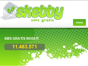 Come mandare SMS gratis, con Skebby