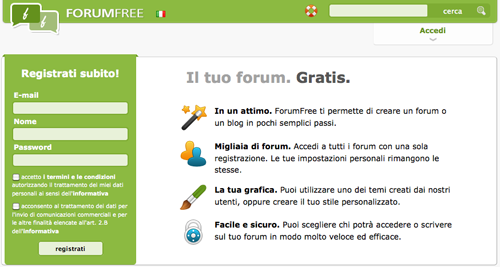 Come creare un forum