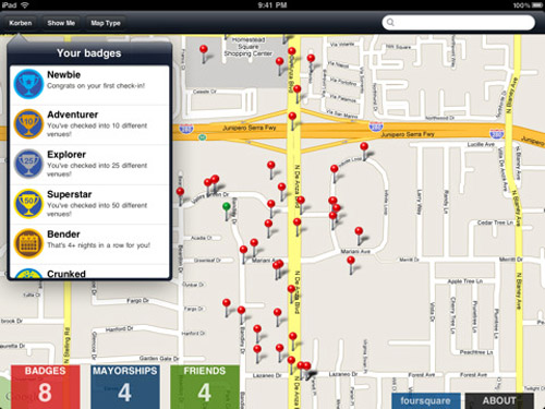 foursquare ipad