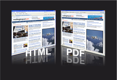 salvare pagina web in pdf