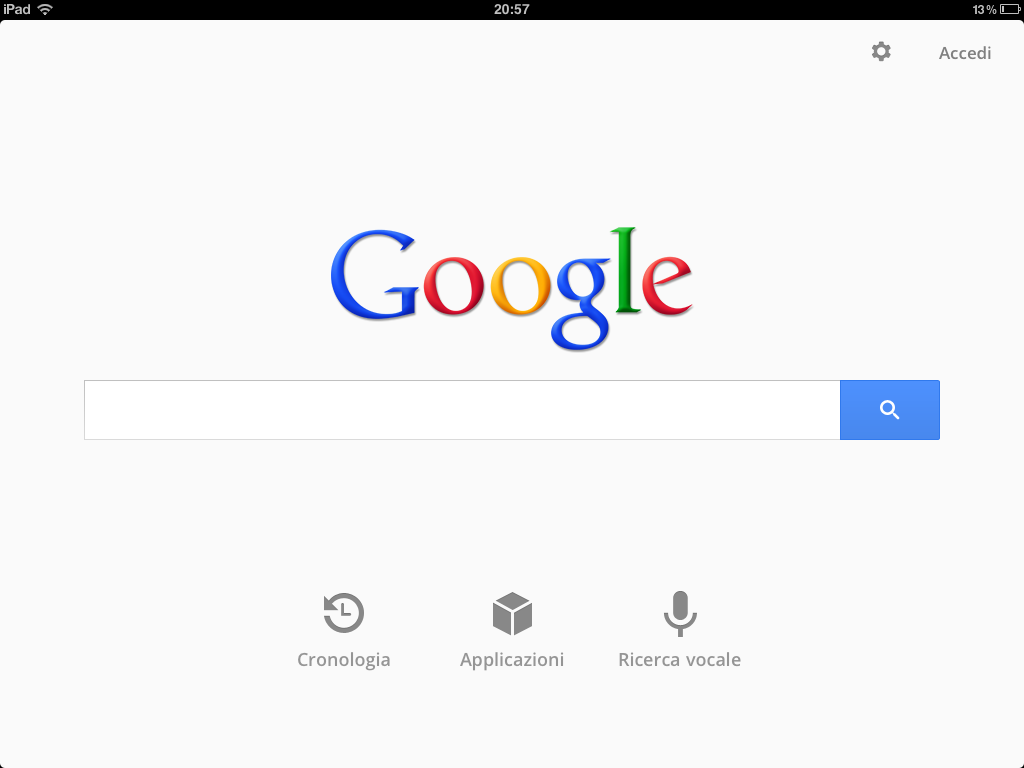 google search ipad