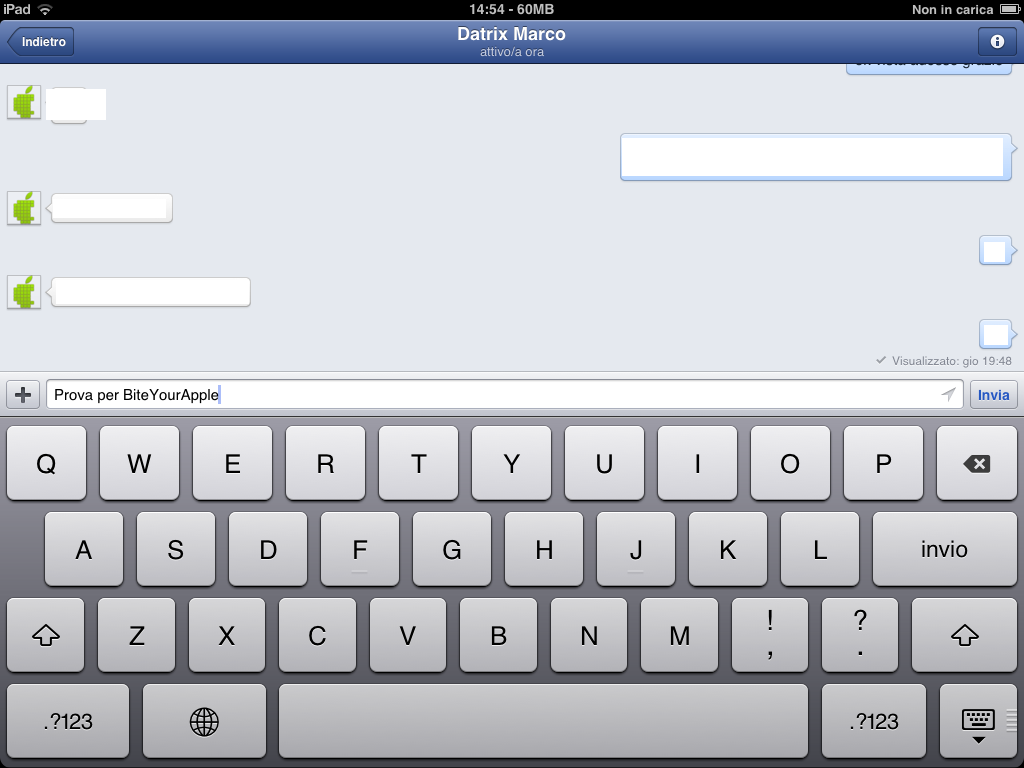 Come usare Facebook Messenger su iPad (jailbroken)