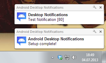 desktop notifications android