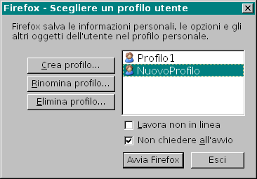 Profili Firefox