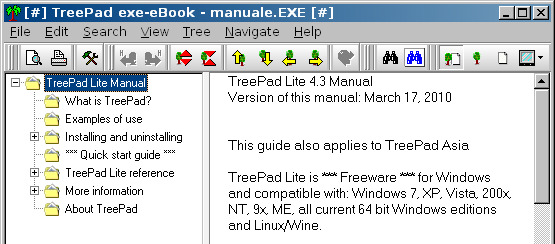 TreePad Ebook