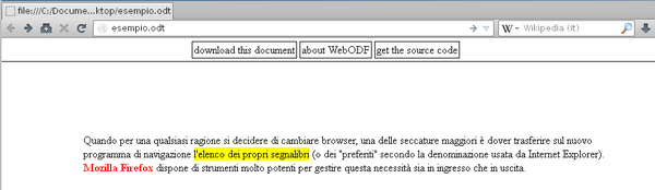 Firefox, aprire i documenti OpenDocument (OpenOffice)