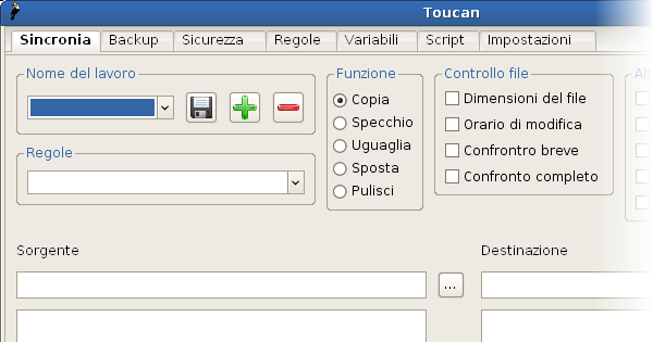 Toucan, backup e sincronizzazione in formato portabile
