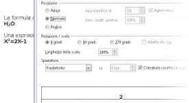 OpenOffice Apice e Pedici
