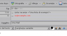 Thunderbird Invio Gruppo