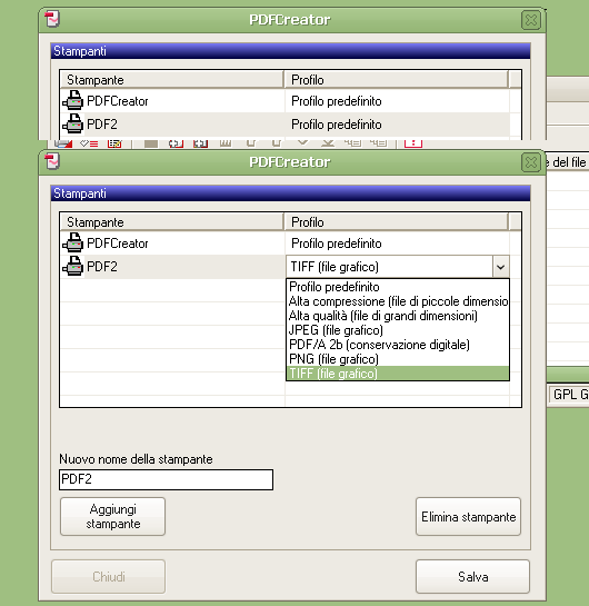 PDFCreator Stampanti 2