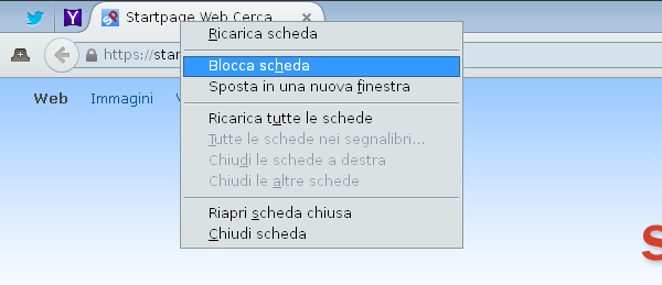 Firefox Schede Bloccate