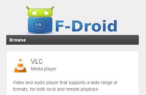 F-Droid VLC