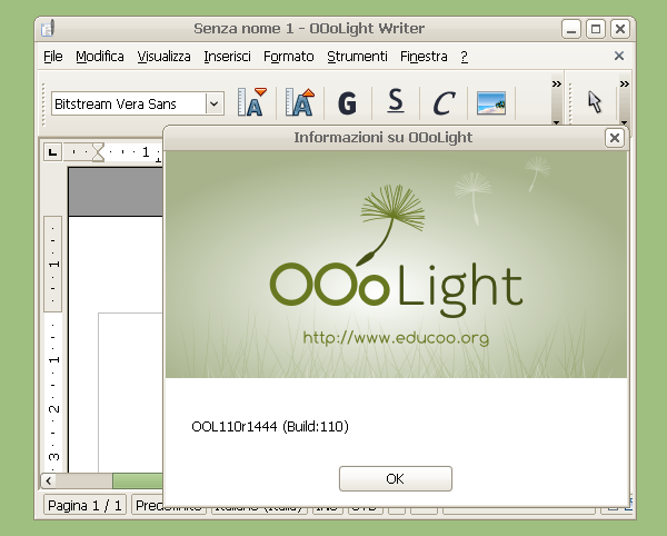 OOoLight versione leggera OpenOffice
