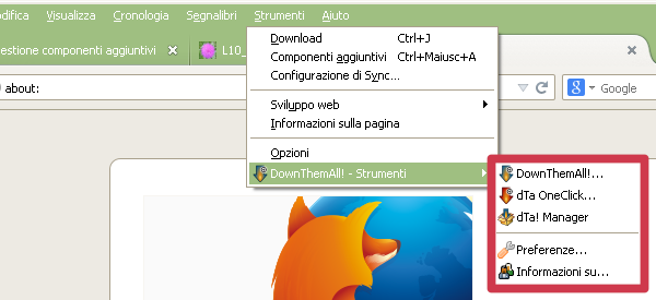 DownThemAll, un download manager per Firefox