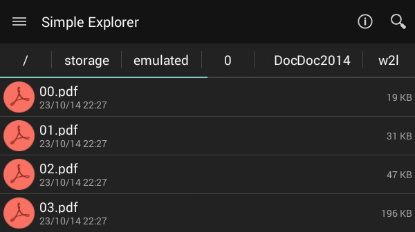 Simple Explorer Android