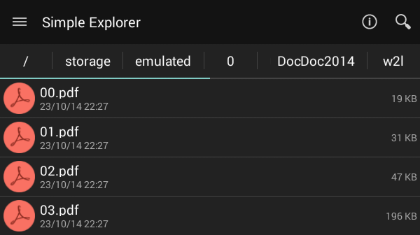 Android, gestire file e cartelle con Simple Explorer