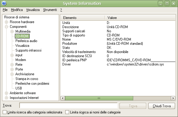 Windows msinfo32 System Information