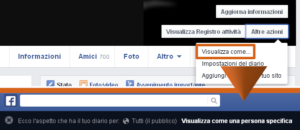 Facebook Profilo Visualizza Come