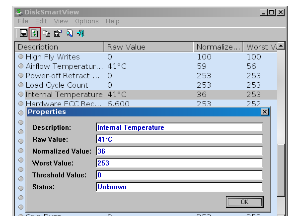 DiskSmartView Temperatura Hard Disk