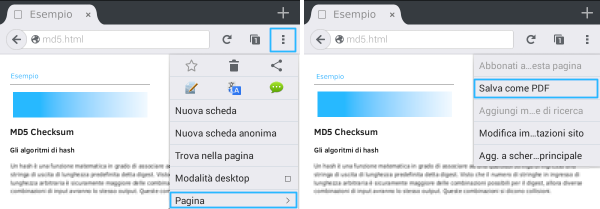 Firefox per Android PDF