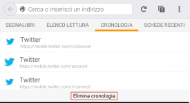 Firefox per Android cronologia (1)