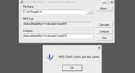 WinMd5Sum hash MD5