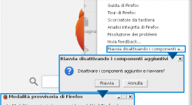 Avviare Firefox senza estensioni