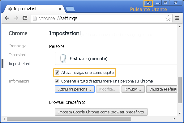 Google Chrome Ospite 1