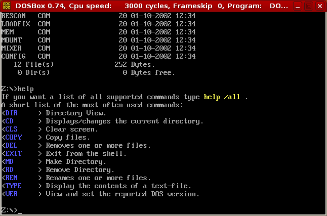 dosbox