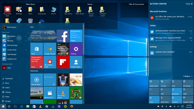 Nuova build di Windows 10: ecco la 15042 per PC e la 15043 per dispositivi mobile