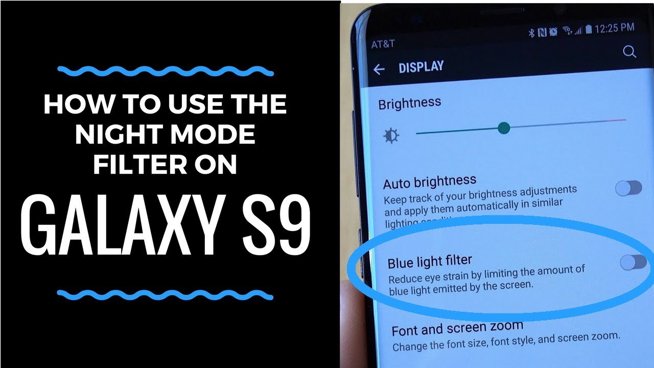 Come attivare la modalità notturna su Samsung Galaxy S9 (One UI)